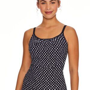 Fantasie Santa Monica Tankini Black with White Polka Dots 36DD - New with Tags